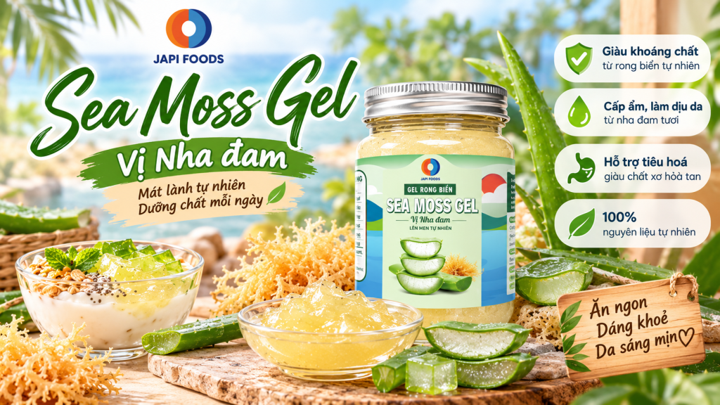Sea Moss Gell giá bao nhiêu? Cập nhật giá tại Japi Foods