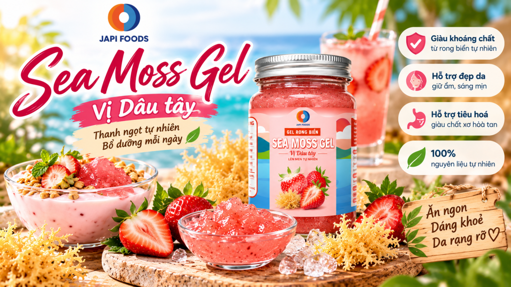 Sea Moss Gell giá bao nhiêu? Cập nhật giá tại Japi Foods