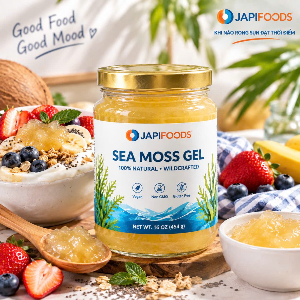 Rong sụn làm Sea Moss Gel- Thực phẩm tự nhiên giàu dinh dưỡng