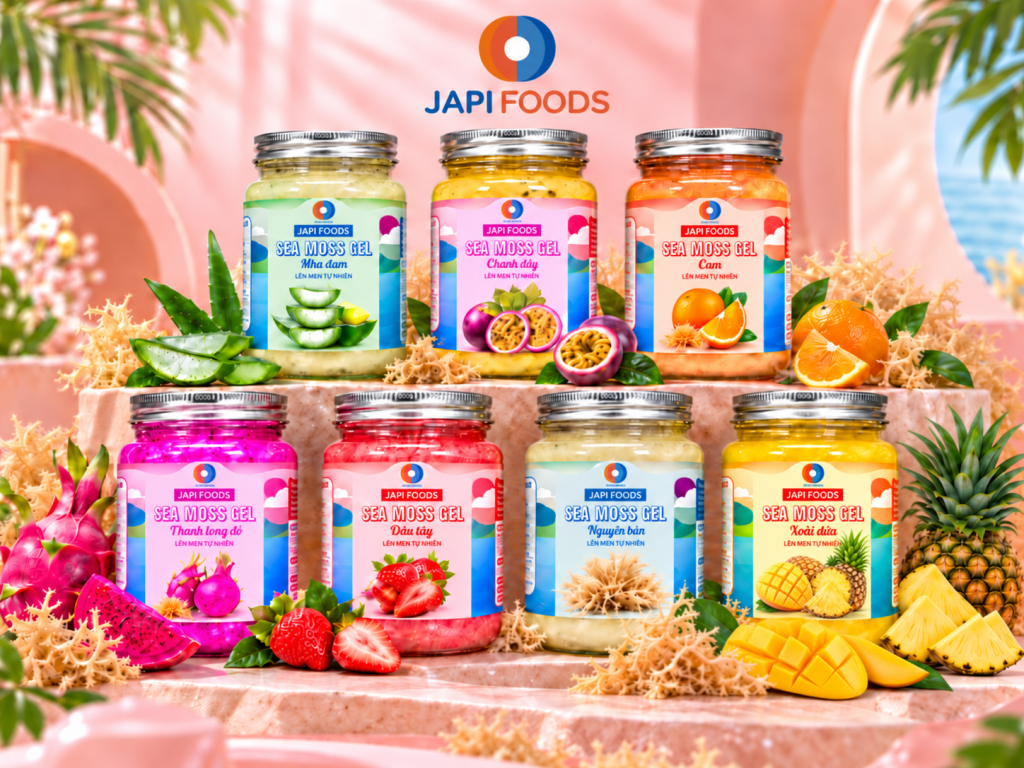 Sea Moss Gel vị nào ngon? 7 hương vị hấp dẫn tại Japi Foods