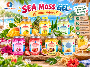 Sea Moss Gel vị nào ngon? 7 hương vị hấp dẫn tại Japi Foods